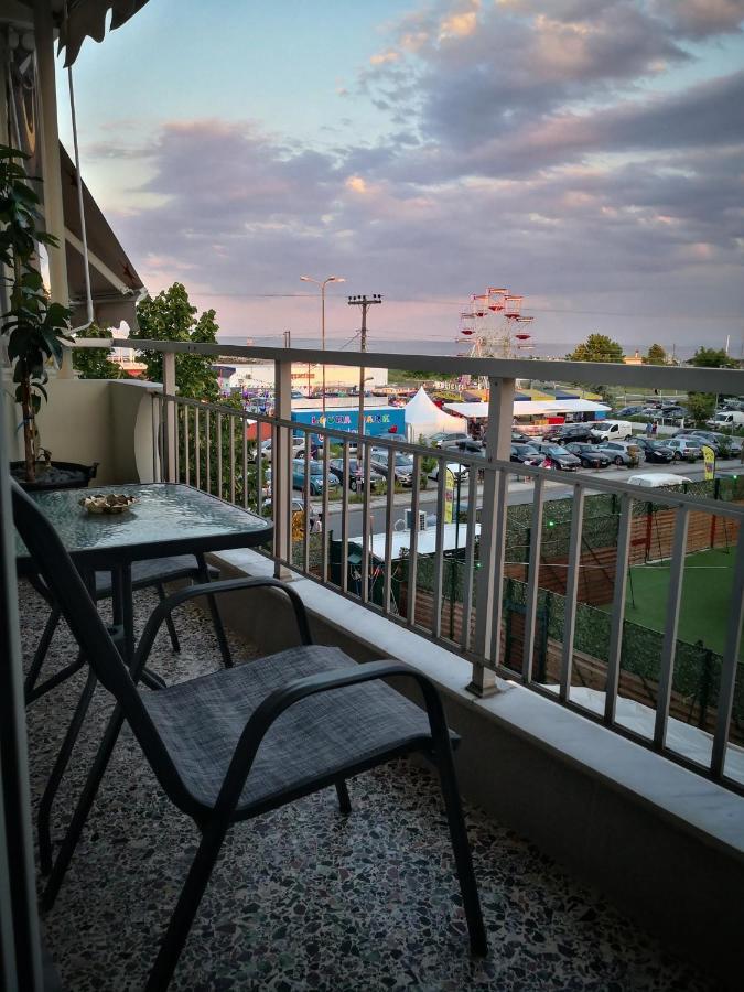 Cozy Sea View Apartment In Paralia Exterior foto