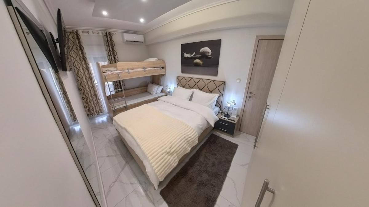 Cozy Sea View Apartment In Paralia Exterior foto