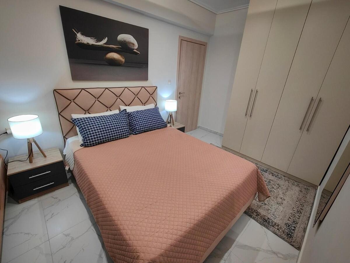 Cozy Sea View Apartment In Paralia Exterior foto